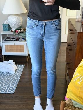 AG Adriano Goldschmied Light Blue Skinny Jeans